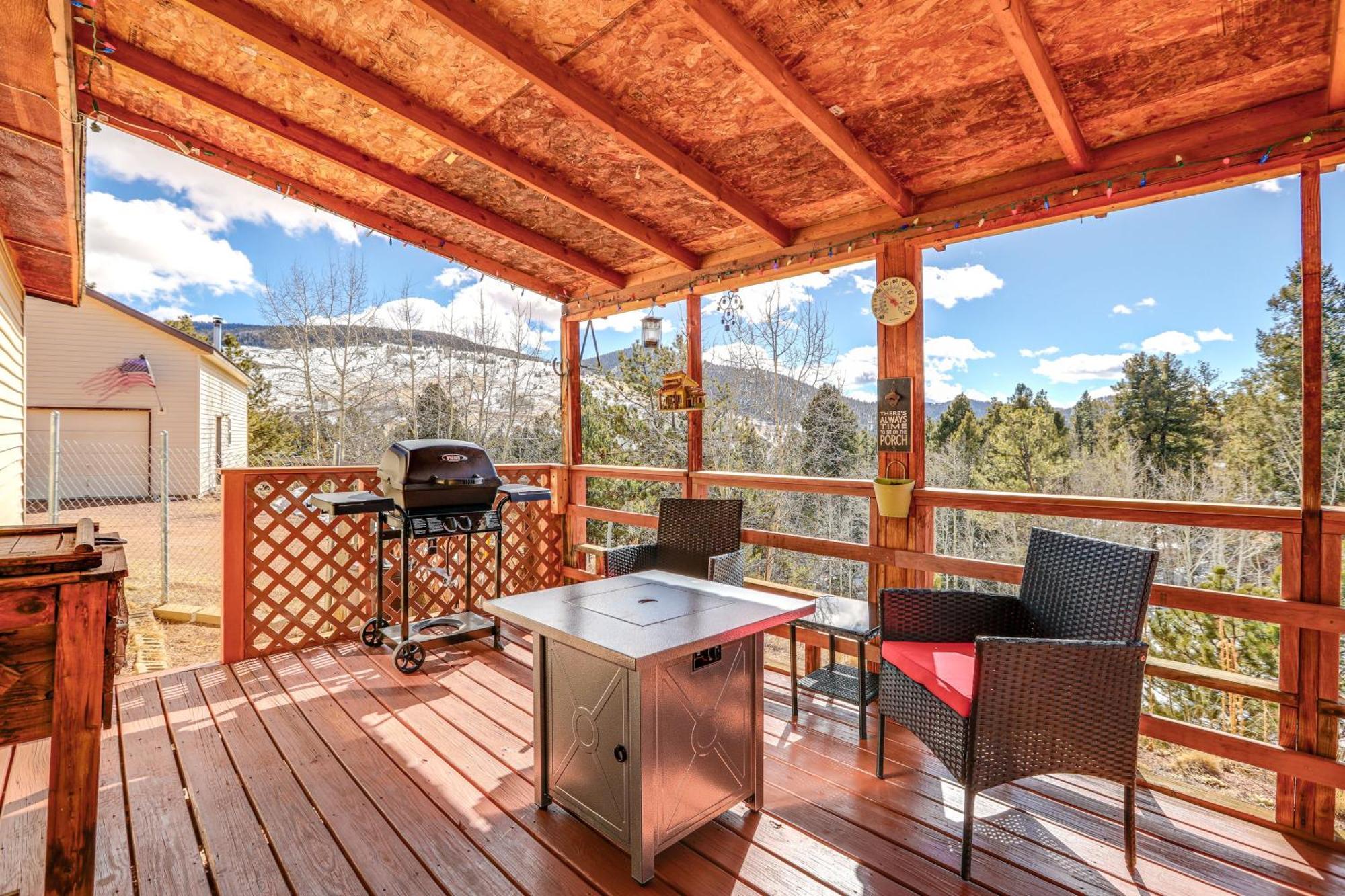 Colorado Vacation Rental With Deck And Mtn Views Cripple Creek Dış mekan fotoğraf